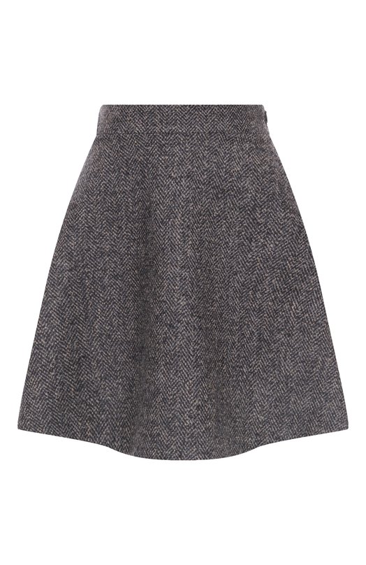 Шерстяная юбка Brunello Cucinelli MG529G3919 Серый MG529G3919