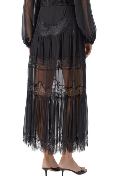 Шелковая юбка LOVE SHACK FANCY, арт. LS936-3311, фото 4