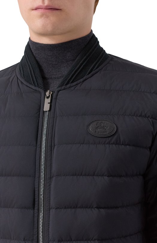 Пуховый бомбер Burberry 8110272 Чёрный  8110272 Фото 5