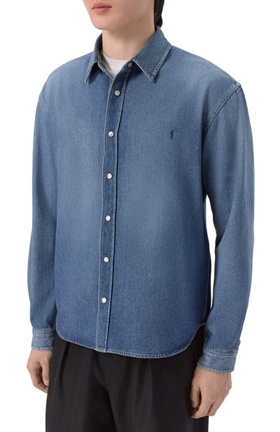 Джинсовая рубашка SAINT LAURENT, арт. 862246/Y29YA, фото 3