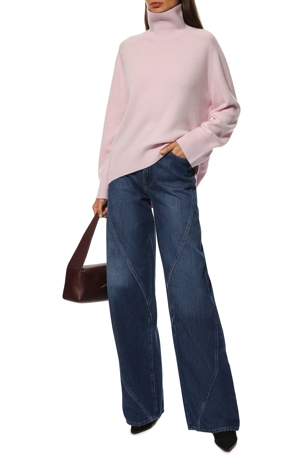 Кашемировый пуловер SEVEN LAB розового цвета по цене 29400 руб., арт. Sweater 22-R lilac, фото 2 Кашемировый пуловер SEVEN LAB, арт. Sweater 22-R lilac, фото 2