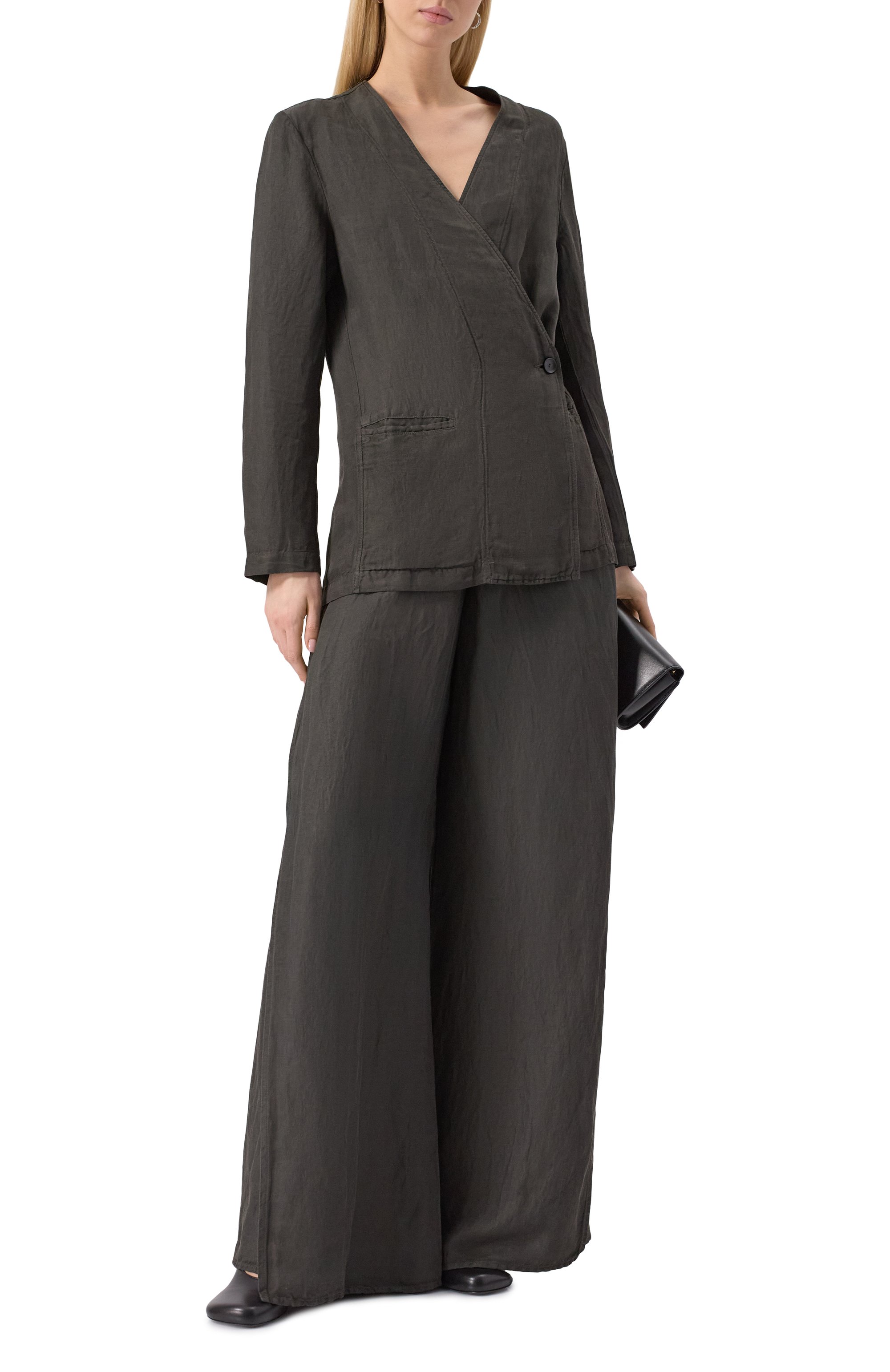 Льняной жакет ANDREA YA'AQOV, арт. 25WHAB77, фото 2