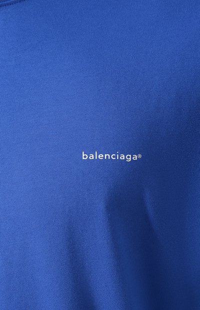 Хлопковая футболка BALENCIAGA, арт. 556150/TBV43, фото 5