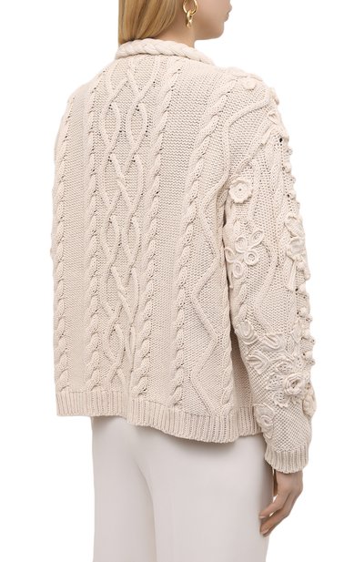 Хлопковый кардиган VALENTINO, арт. VB3KH01D693, фото 4