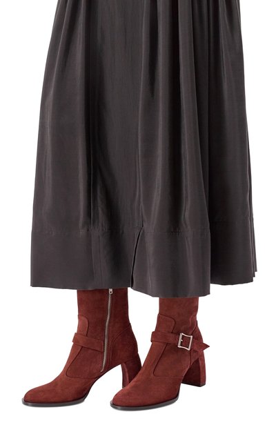 Замшевые ботильоны ANN DEMEULEMEESTER, арт. B0014400/LT204, фото 2