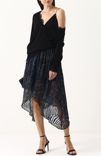 Юбка асимметричного кроя из смеси вискозы и шелка IRO, арт. 18SWP31EL00K, фото 2