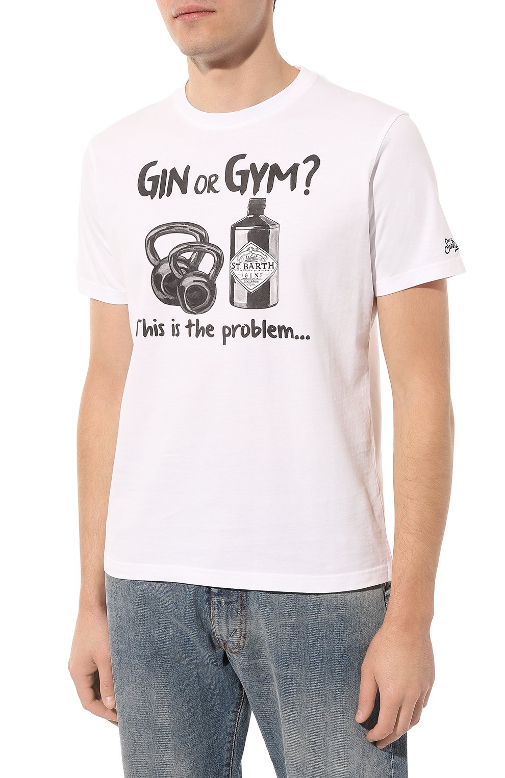 Хлопковая футболка MC2 SAINT BARTH, арт. STBM/TSHIRT MAN/07078D, фото 3