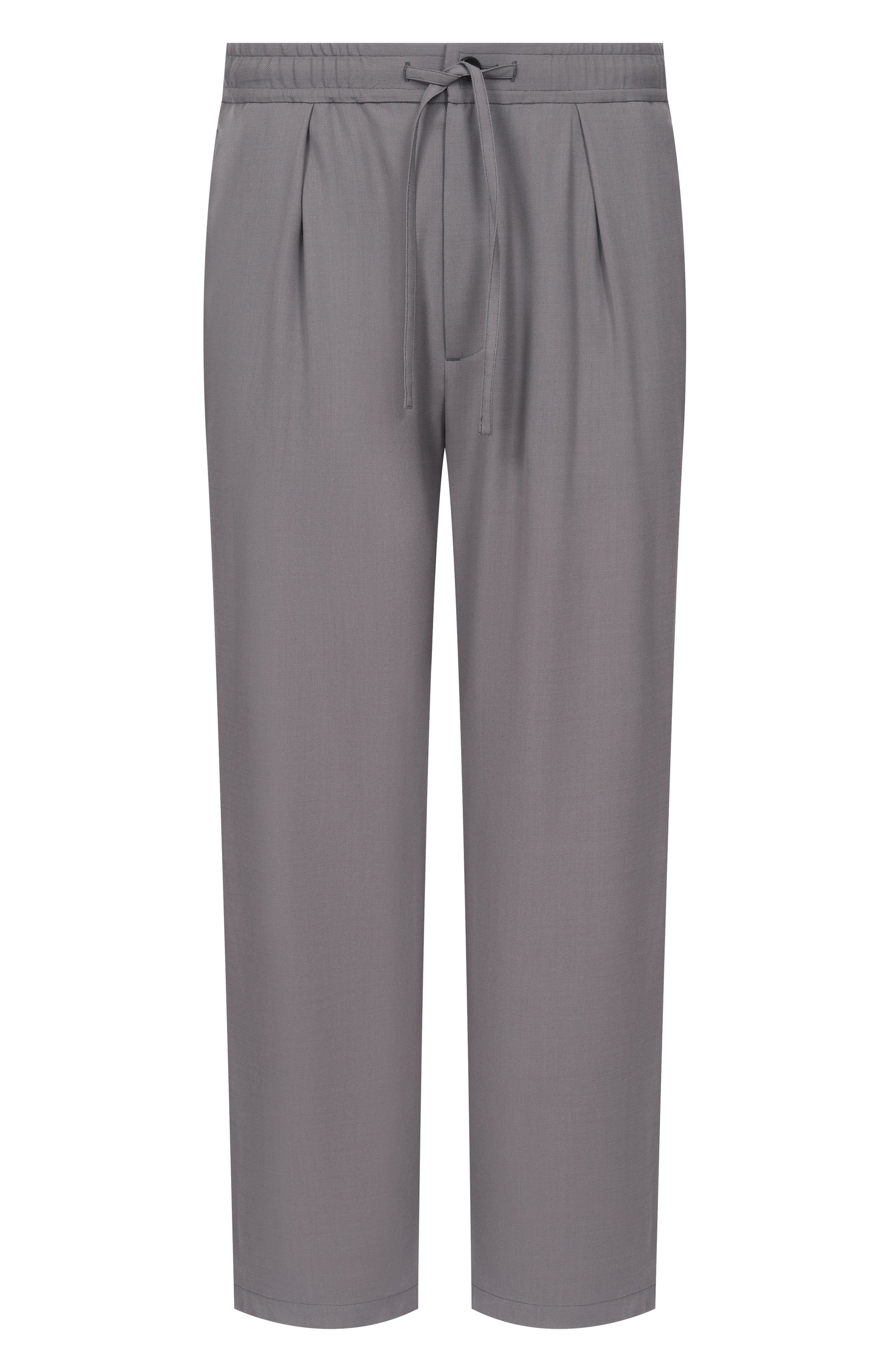 Шерстяные брюки ATTACHMENT серого цвета по цене 73350 руб., арт. AP61-038, фото 1 Шерстяные брюки ATTACHMENT, арт. AP61-038, фото 1