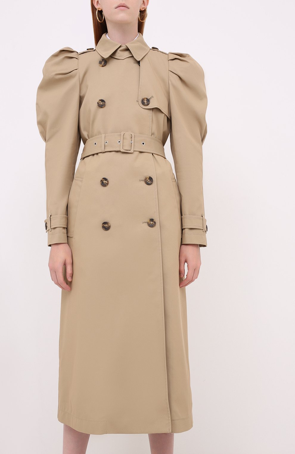 Хлопковый тренч REDVALENTINO, арт. UR3CHA65/2R3, фото 3