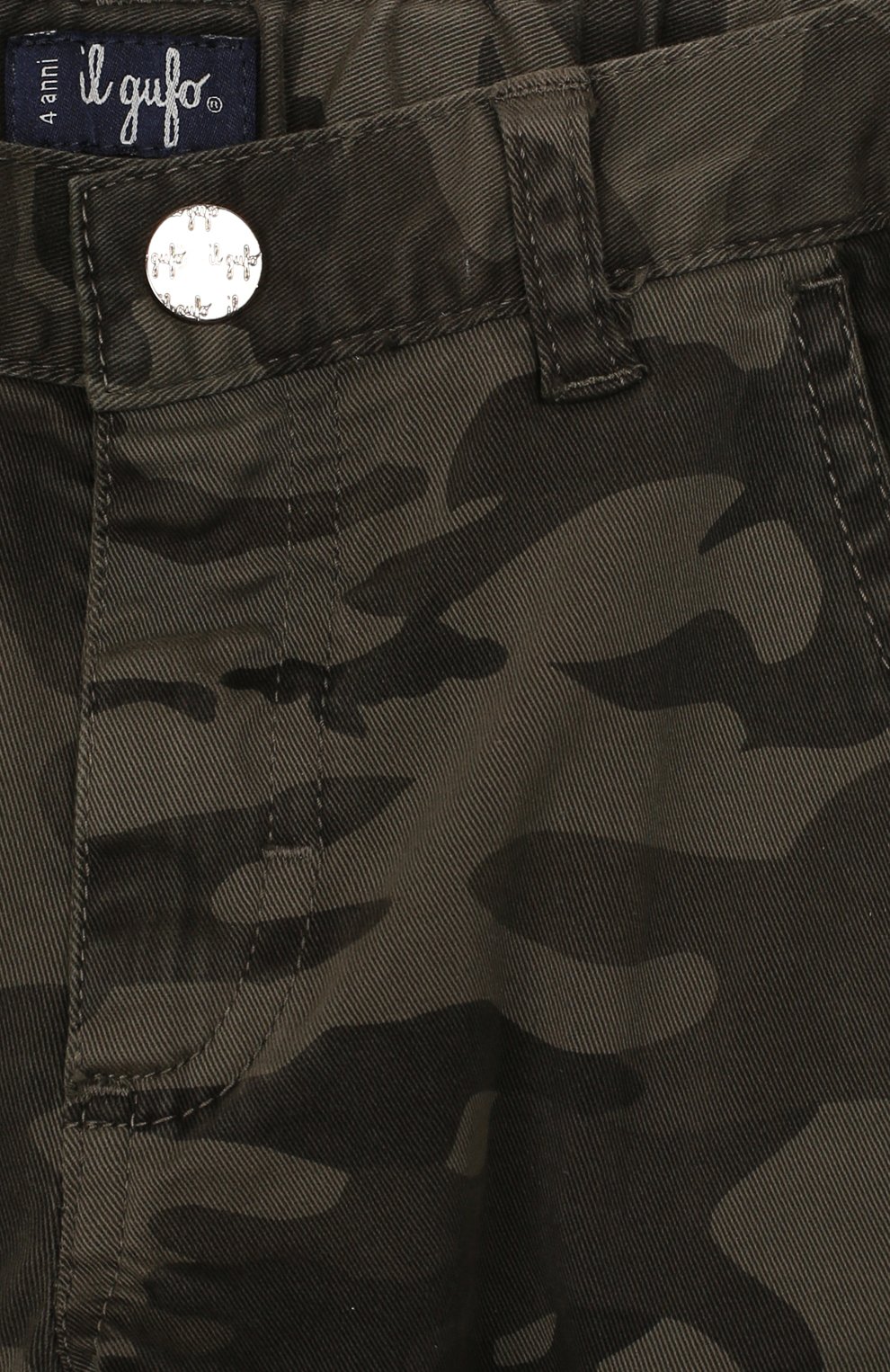 Хлопковые брюки-карго IL GUFO, арт. A19PL290C4053/2A-4A, фото 3