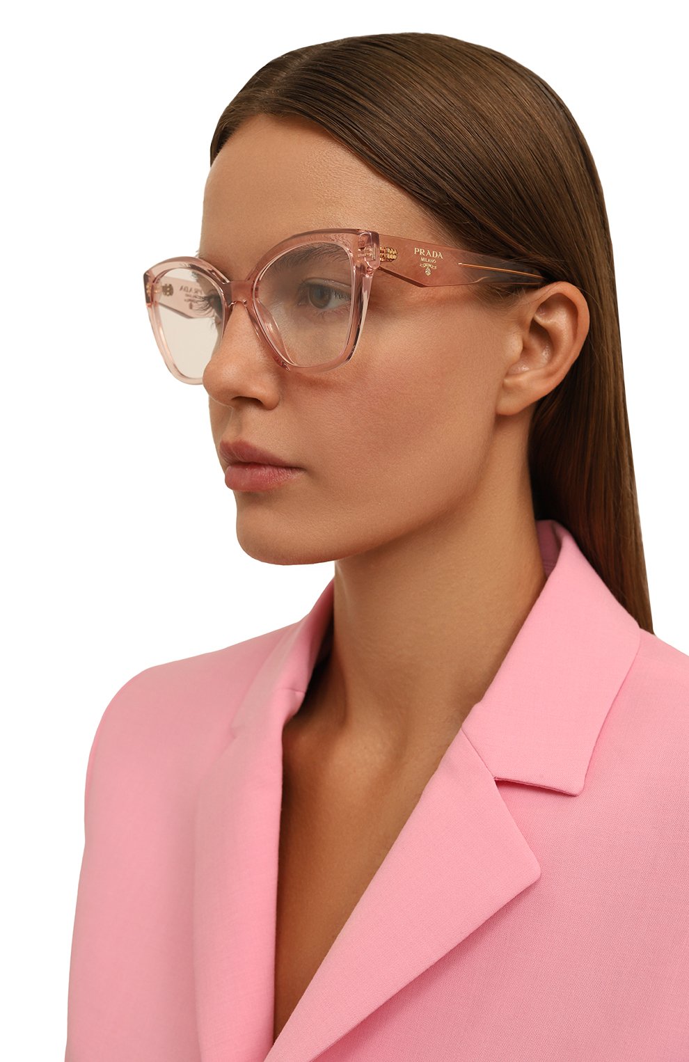 Оправа PRADA розового цвета по цене 47250 руб., арт. 20ZV-19Q101, фото 2 Оправа PRADA, арт. 20ZV-19Q101, фото 2