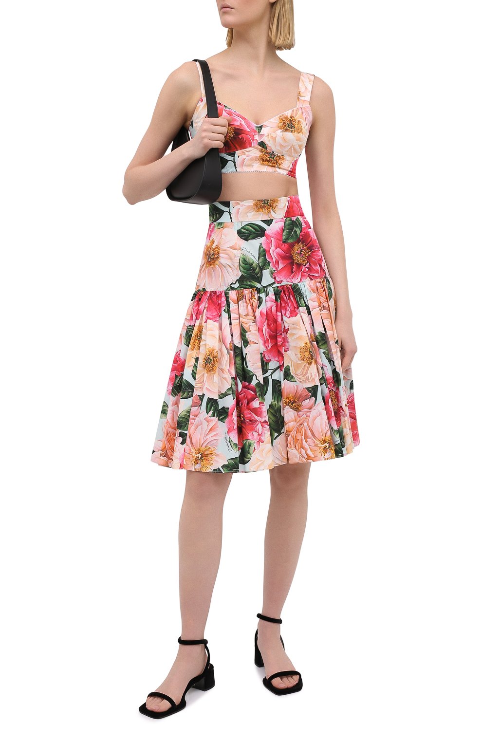 Хлопковая юбка DOLCE & GABBANA, арт. F4BI3T/HS5H9, фото 2