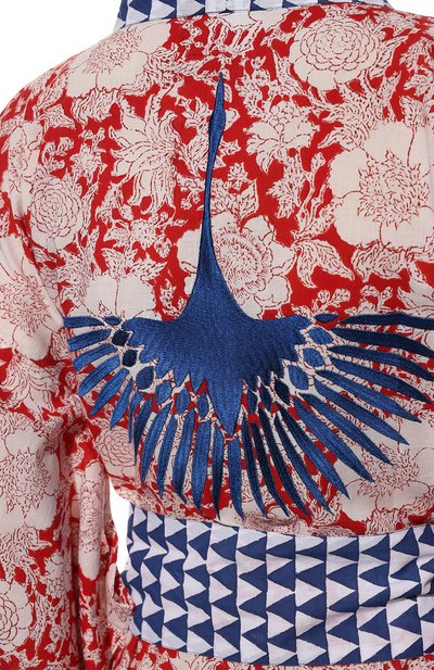 Хлопковое кимоно KLEED LOUNGEWEAR, арт. RED SAMBAR KIM0N0, фото 5