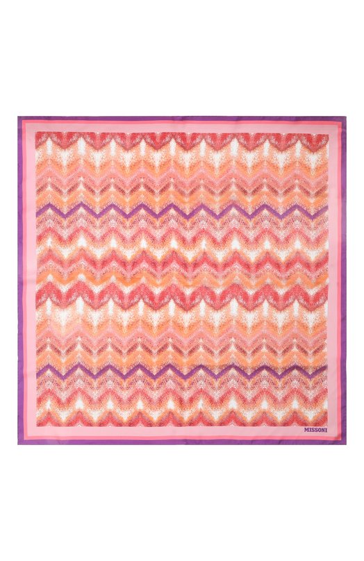 Шелковый платок Missoni F041TWDA639 Разноцветный  F041TWDA639 Фото 4