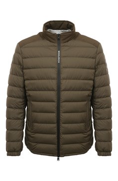 Мужская пуховая куртка WOOLRICH хаки цвета, арт. CFW00U0697MRUT2635 | Фото 1 (Кросс-КТ: Куртка; Рукава: Длинные; Материал внешний: Синтетический материал; Материал сплава: Проставлено; Стили: Милитари, Кэжуэл; Мужское Кросс-КТ: Куртка-пуховая; Материал подклада: Синтетический материал; Драгоценные камни: Проставлено; Длина (верхняя одежда): Короткие; Материал утеплителя: Пух и перо)