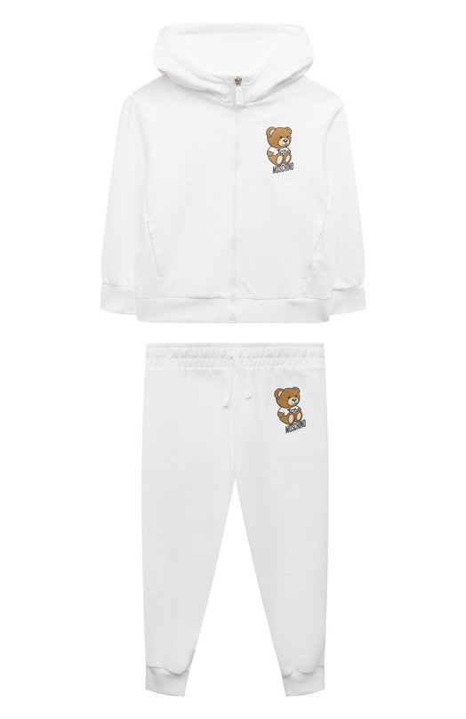 

Комплект из толстовки и брюк Moschino, Белый