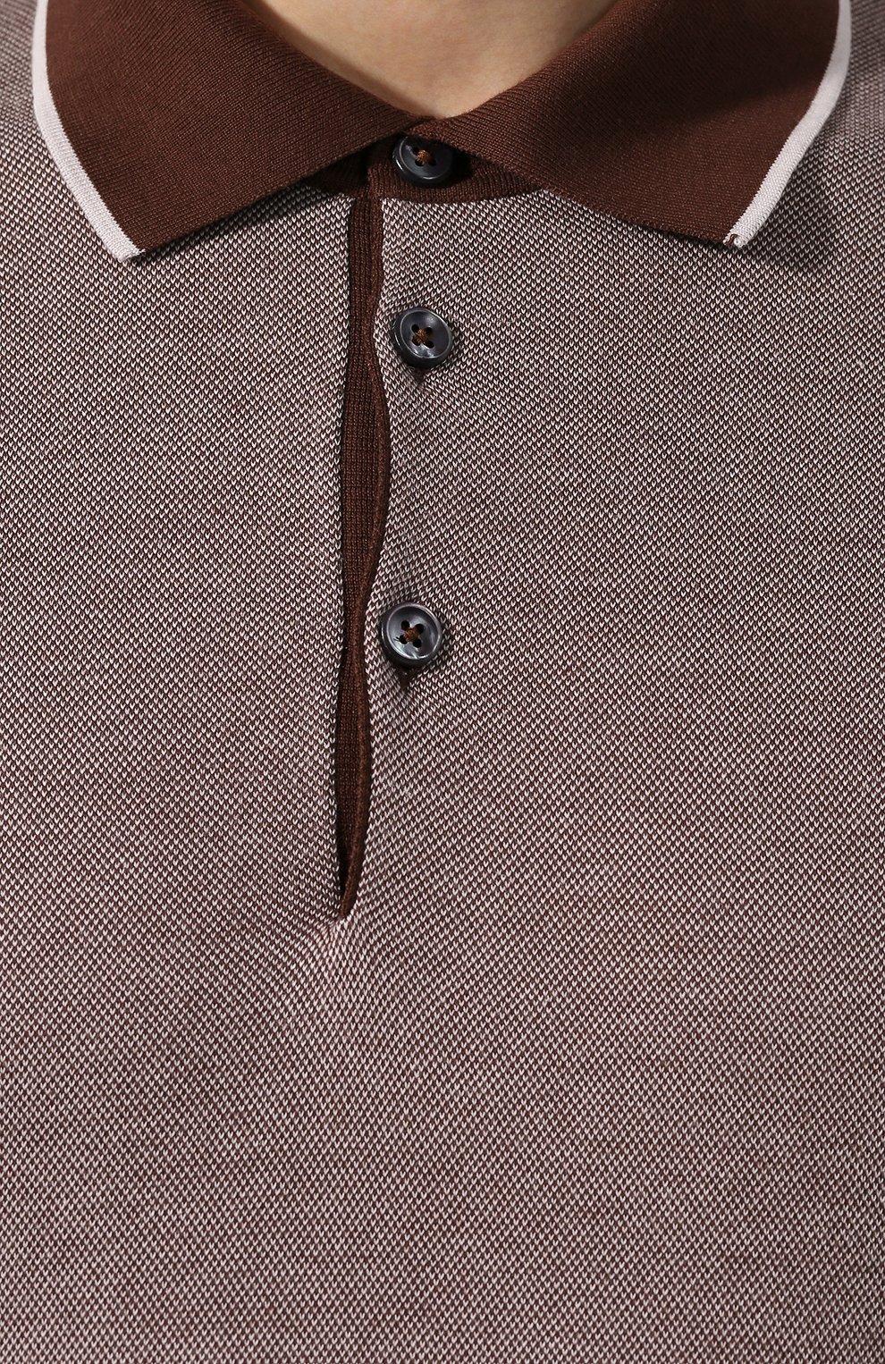 Поло из смеси хлопка и кашемира FIORONI, арт. MK20608C2, фото 5