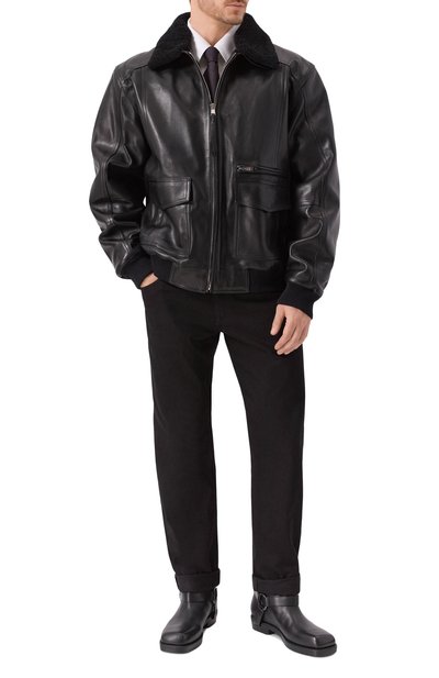 Кожаные ботинки BALMAIN, арт. FM1TE365/LVIT, фото 2