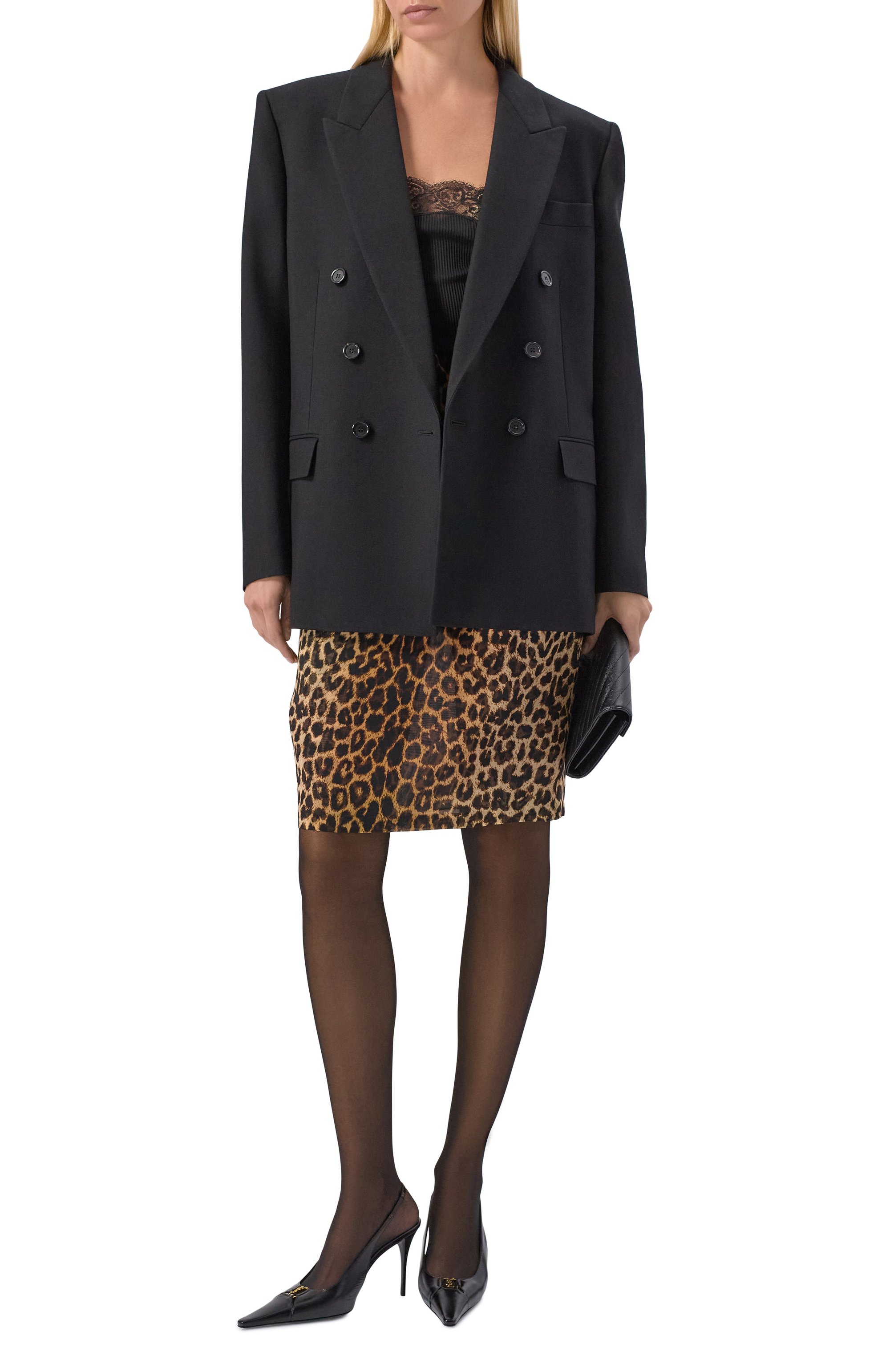 Кожаные туфли babylone breteuil 90 SAINT LAURENT, арт. 806685/AAEHI, фото 3