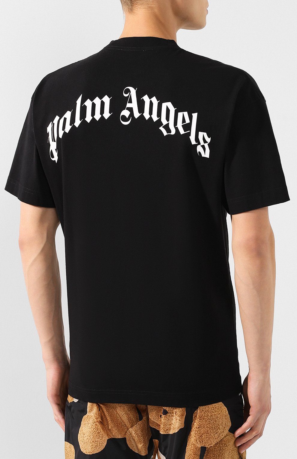 Хлопковая футболка PALM ANGELS, арт. PMAA001E194130161088, фото 4
