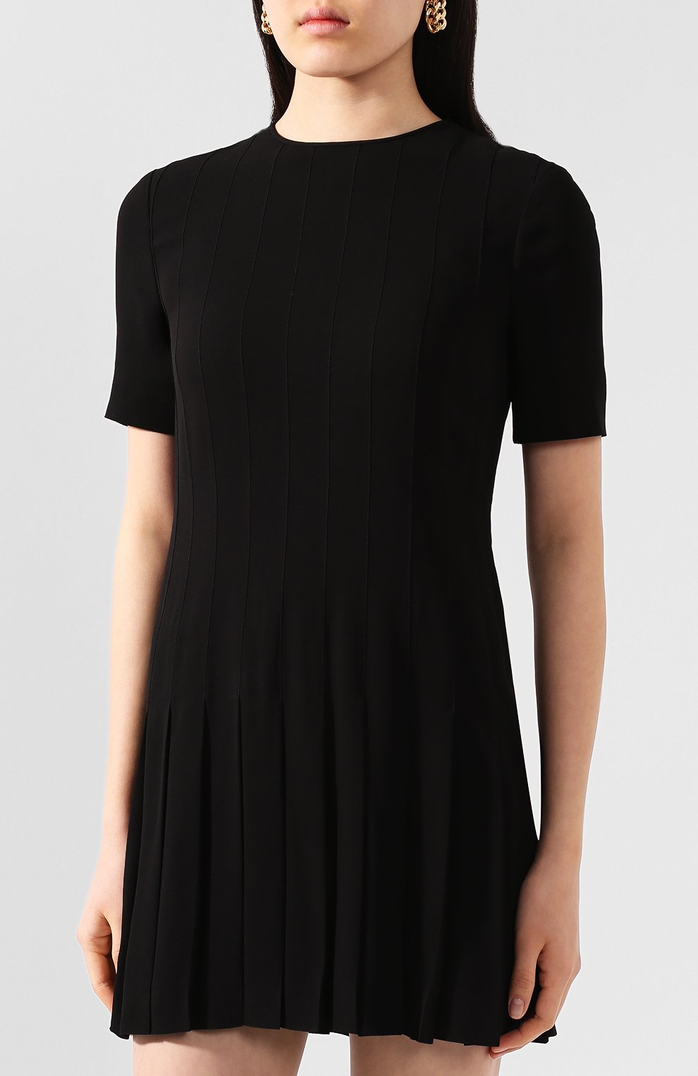 Платье из вискозы SAINT LAURENT, арт. 613537/Y103W, фото 3