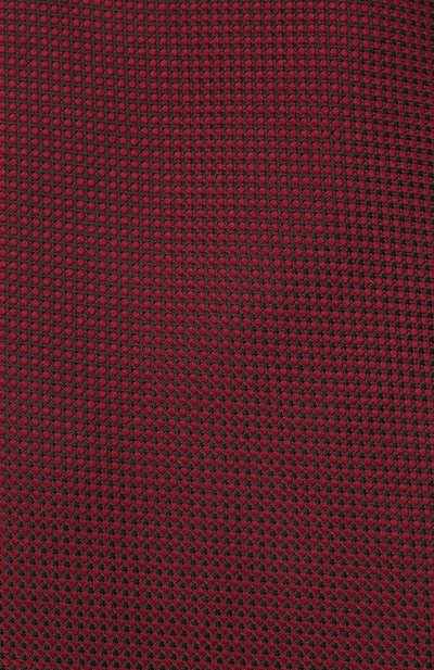 Шелковый галстук ZEGNA бордового цвета по цене 19950 руб., арт. Z3D00T/1XW, фото 4 Шелковый галстук ZEGNA, арт. Z3D00T/1XW, фото 4