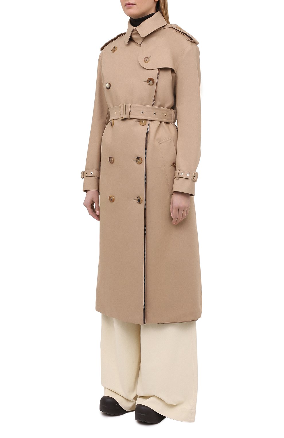 Хлопковый тренч BURBERRY, арт. 4566065, фото 3