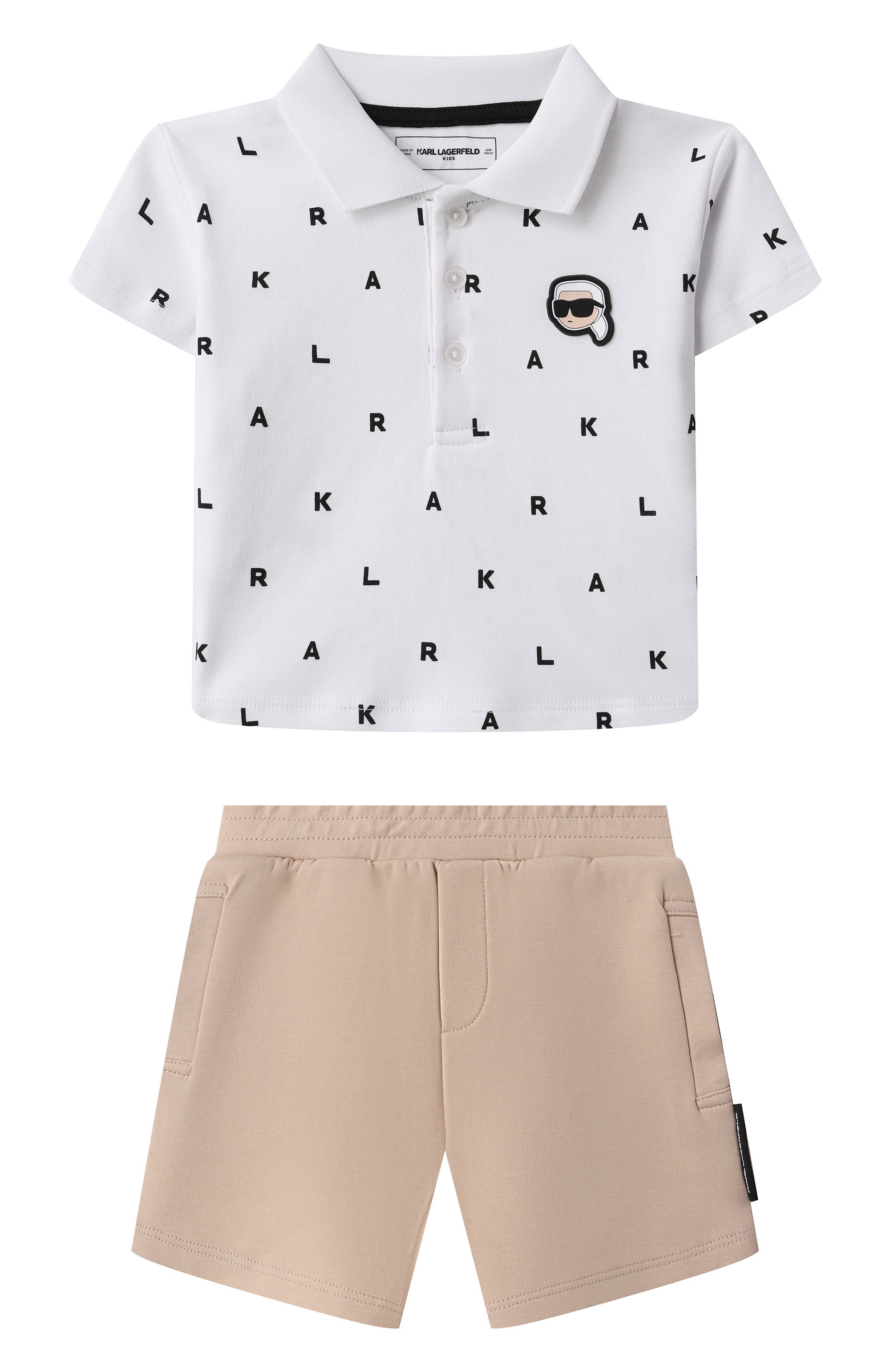 Комплект из поло и шорт KARL LAGERFELD KIDS, арт. Z30501, фото 1
