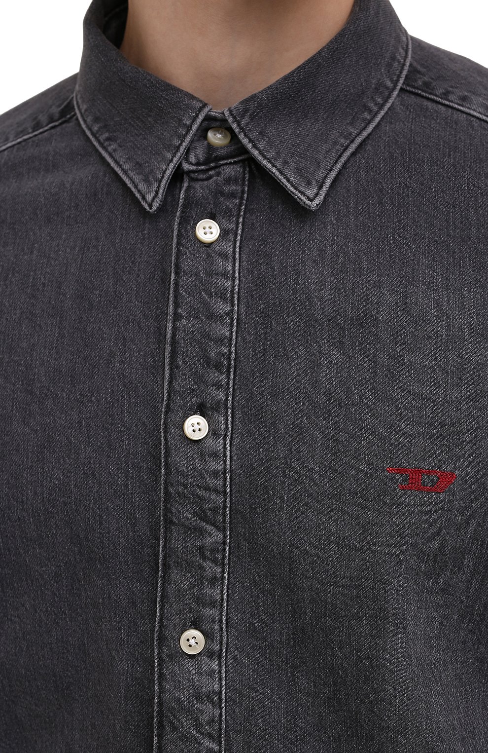 Джинсовая рубашка DIESEL, арт. A03534/0CGAC, фото 5
