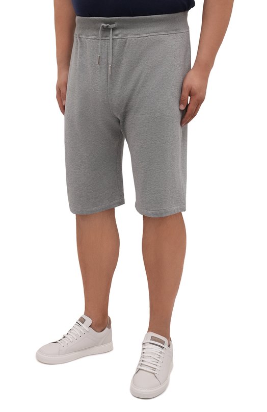Хлопковые шорты Kiton UK1052L Серый  UK1052L Фото 3