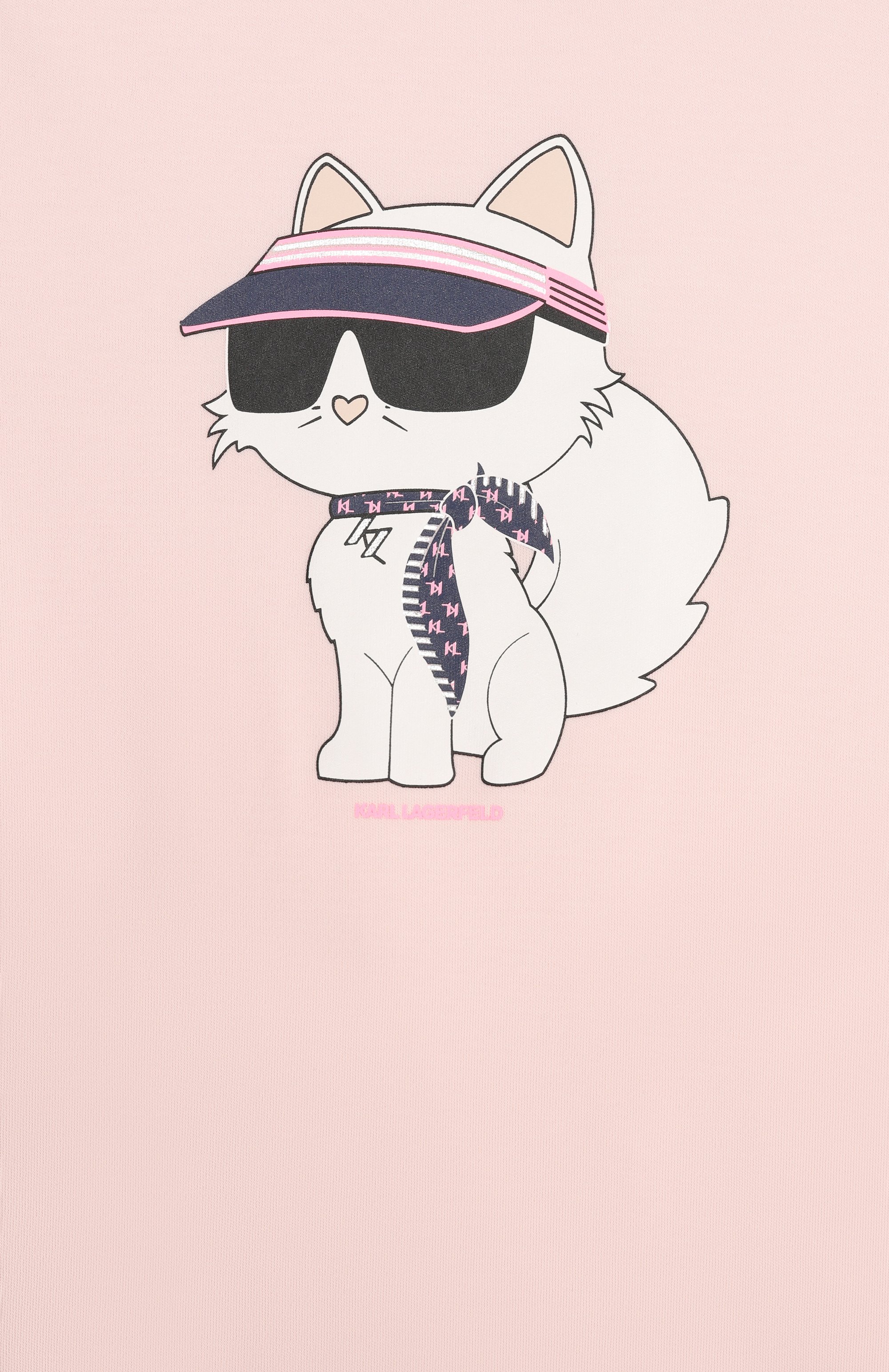 Хлопковое платье KARL LAGERFELD KIDS, арт. Z31155, фото 3