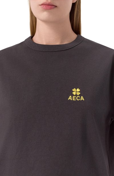 Хлопковая футболка AECA WHITE, арт. AWCMSSBDTTSST010C0.CHARCOAL (M), фото 5