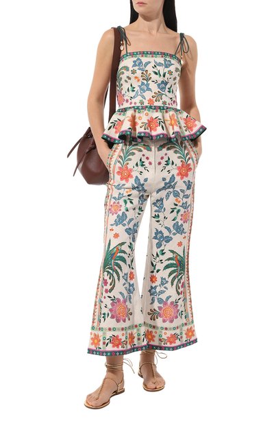 Льняной топ ZIMMERMANN, арт. 7939TSS233, фото 2