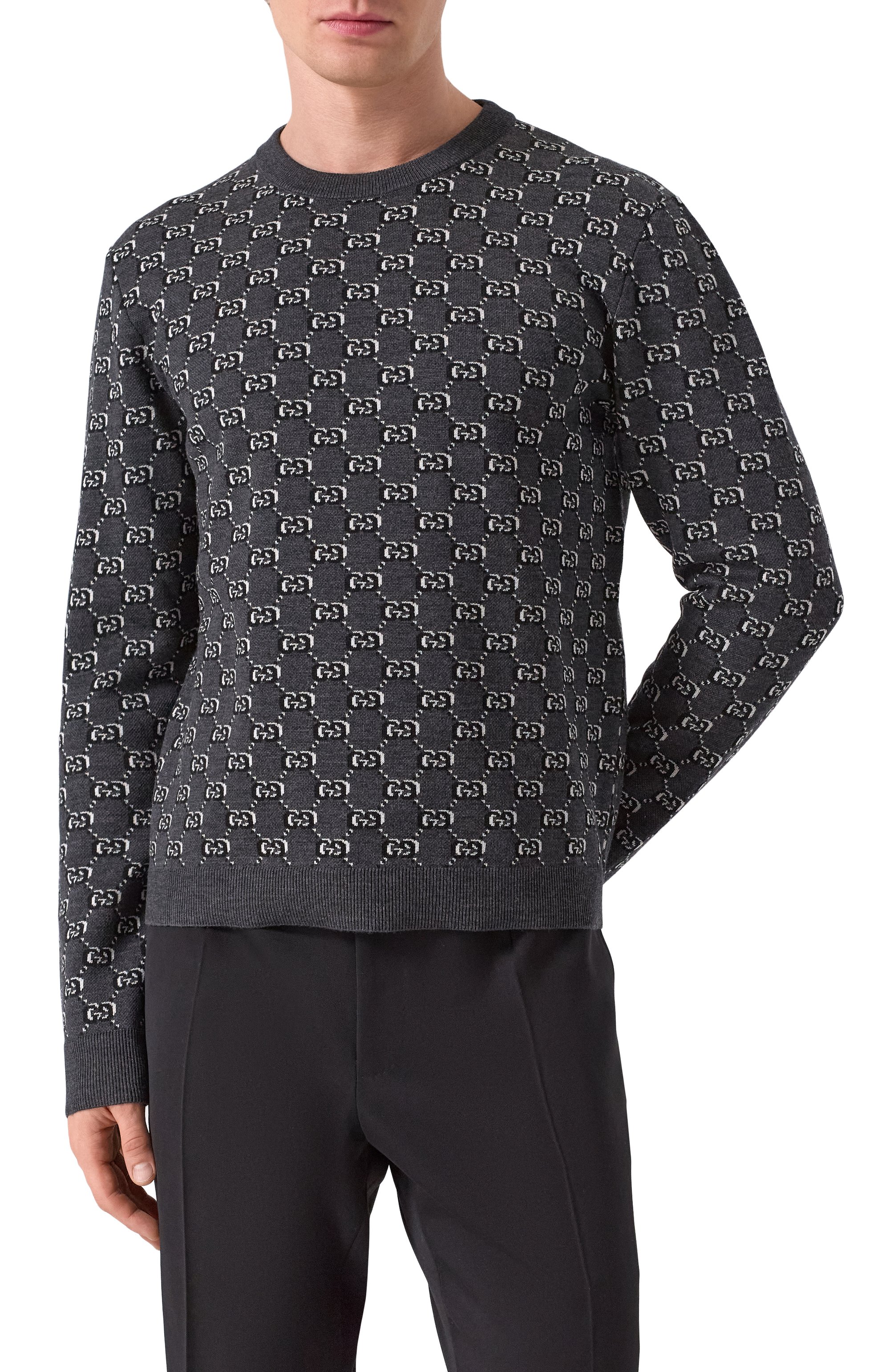Шерстяной джемпер GUCCI, арт. 794503/XKEAP, фото 3