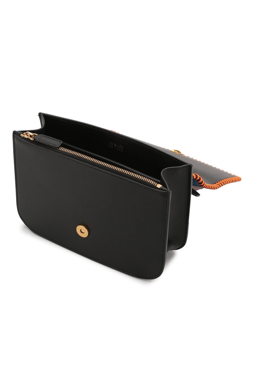 Сумка virtus VERSACE синего цвета по цене 261000 руб., арт. DBFG985/DVRBB, фото 4 Сумка virtus VERSACE, арт. DBFG985/DVRBB, фото 4