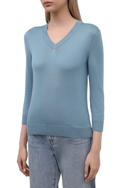 Пуловер из кашемира и шелка LORO PIANA, арт. FAL7014, фото 3