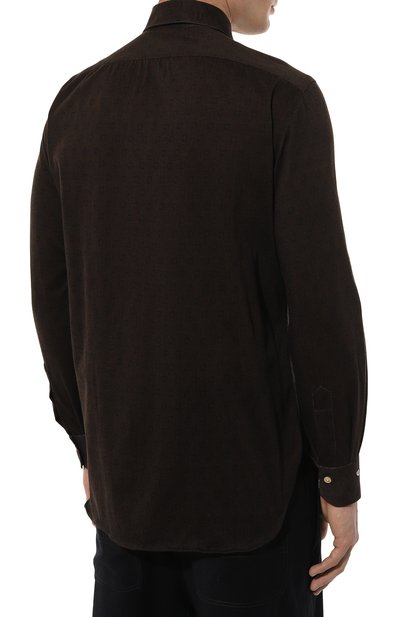 Хлопковая рубашка KITON, арт. UCIH06491, фото 4