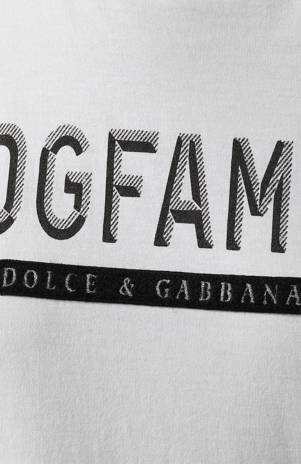 Хлопковая футболка DOLCE & GABBANA белого цвета по цене 58950 руб., арт. F8L61Z/G7TYN, фото 5 Хлопковая футболка DOLCE & GABBANA, арт. F8L61Z/G7TYN, фото 5