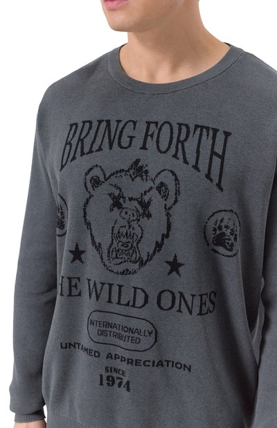 Хлопковый джемпер ICEBERG темно-серого цвета по цене 47250 руб., арт. A014/7633, фото 5 Хлопковый джемпер ICEBERG, арт. A014/7633, фото 5