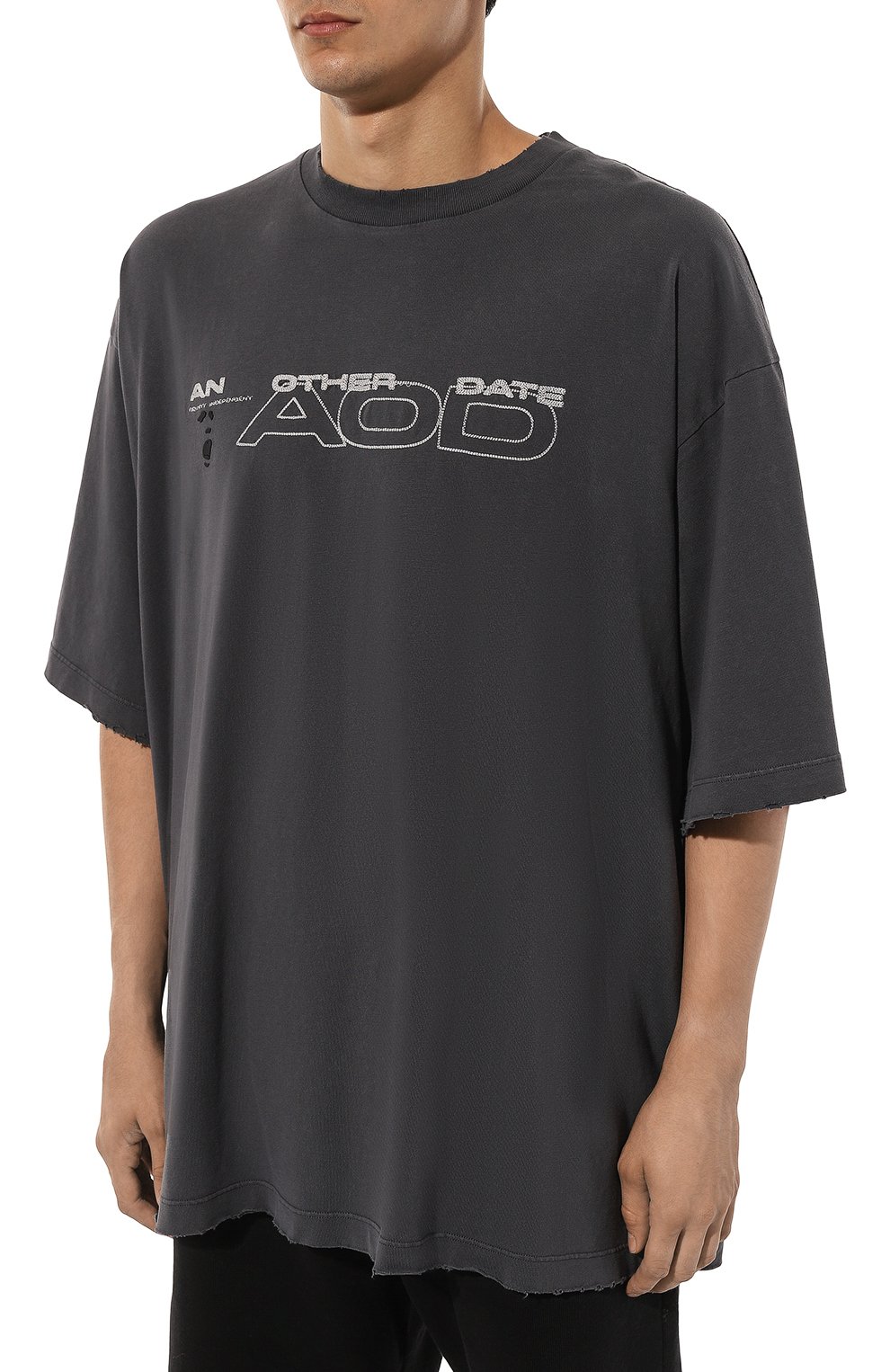 Хлопковая футболка AN OTHER DATE, арт. F40DMATH063, фото 3