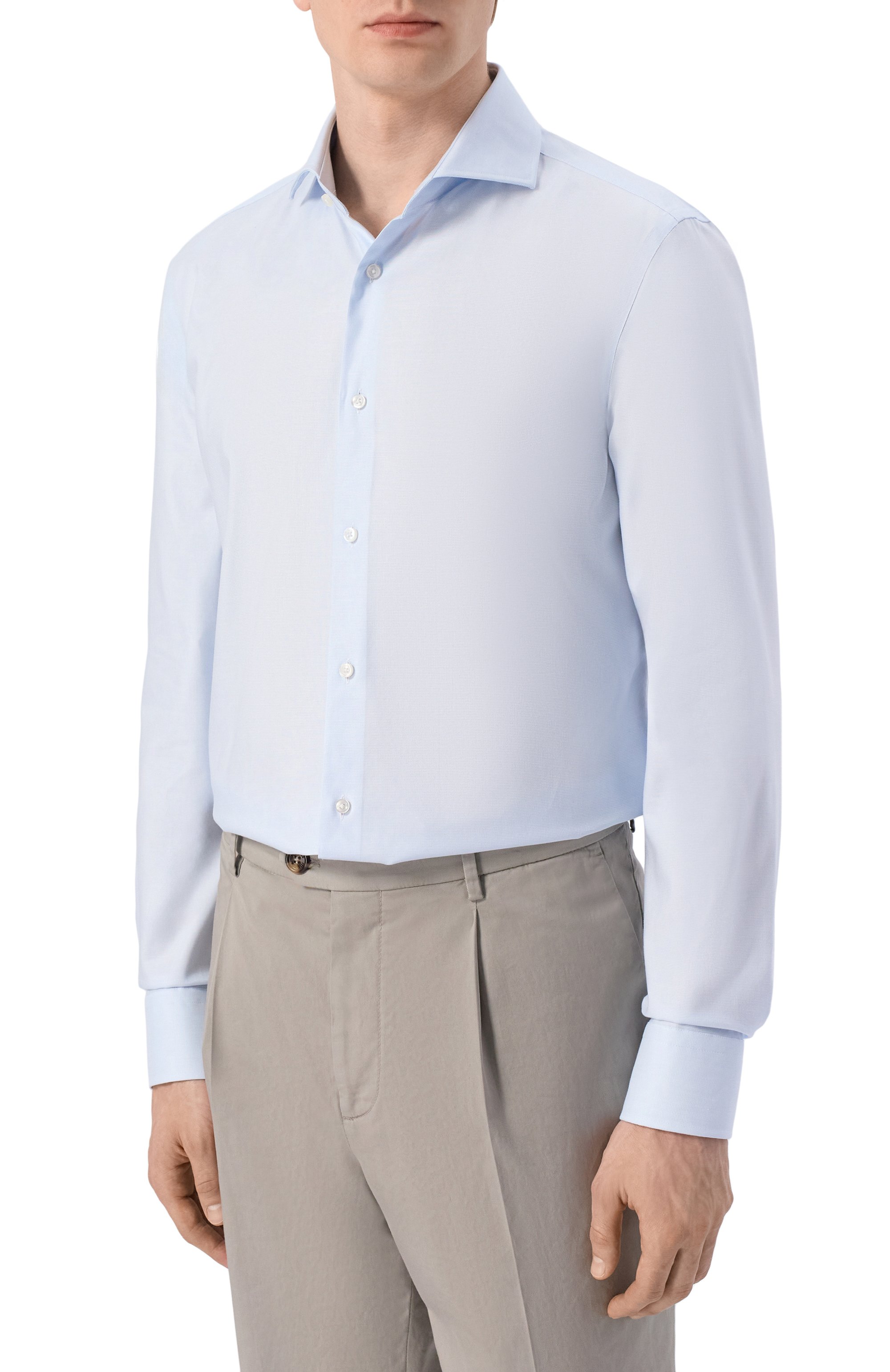 Сорочка из хлопка и лиоцелла BOSS, арт. 50561659, фото 3