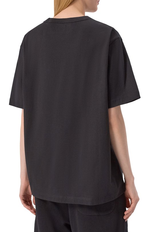 Хлопковая футболка AECA WHITE AWCMSSBDTTSST010C0.BLACK (XL) Чёрный  AWCMSSBDTTSST010C0.BLACK (XL) Фото 4