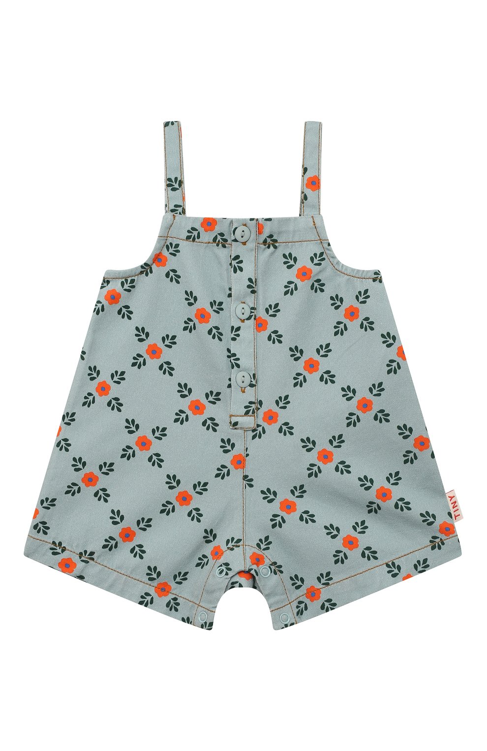 Джинсовый комбинезон TINYCOTTONS голубого цвета по цене 9750 руб., арт. SS23-176, фото 1 Джинсовый комбинезон TINYCOTTONS, арт. SS23-176, фото 1