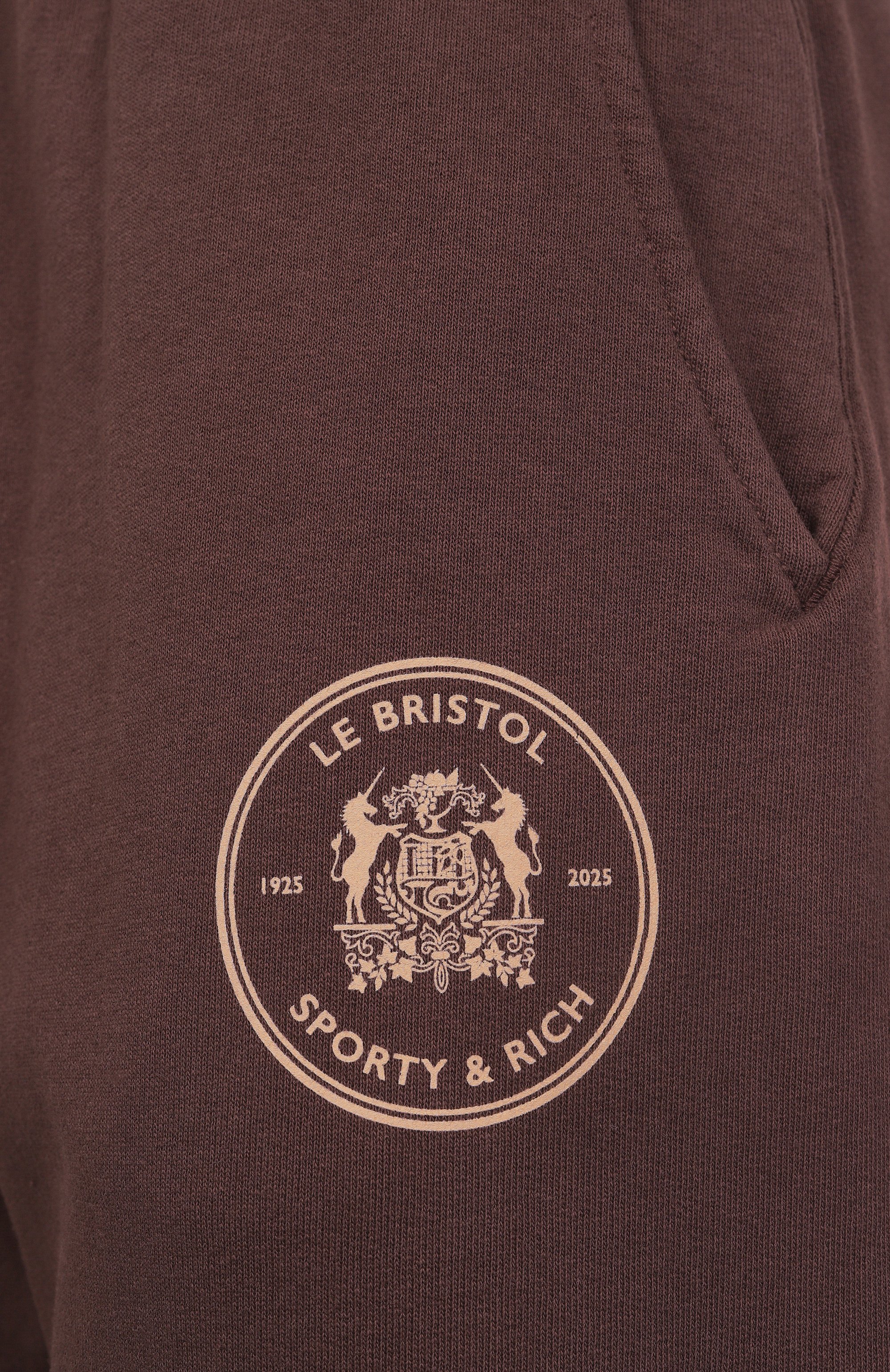 Хлопковые джоггеры sporty & rich x le bristol paris SPORTY AND RICH, арт. PA036517618BR03, фото 9