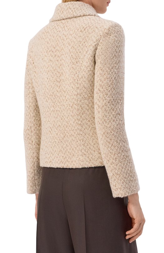 Жакет из кашемира и шелка MVST M25.1MW.J004/UBERTIN0 13784/1 Кремовый  M25.1MW.J004/UBERTIN0 13784/1 Фото 4