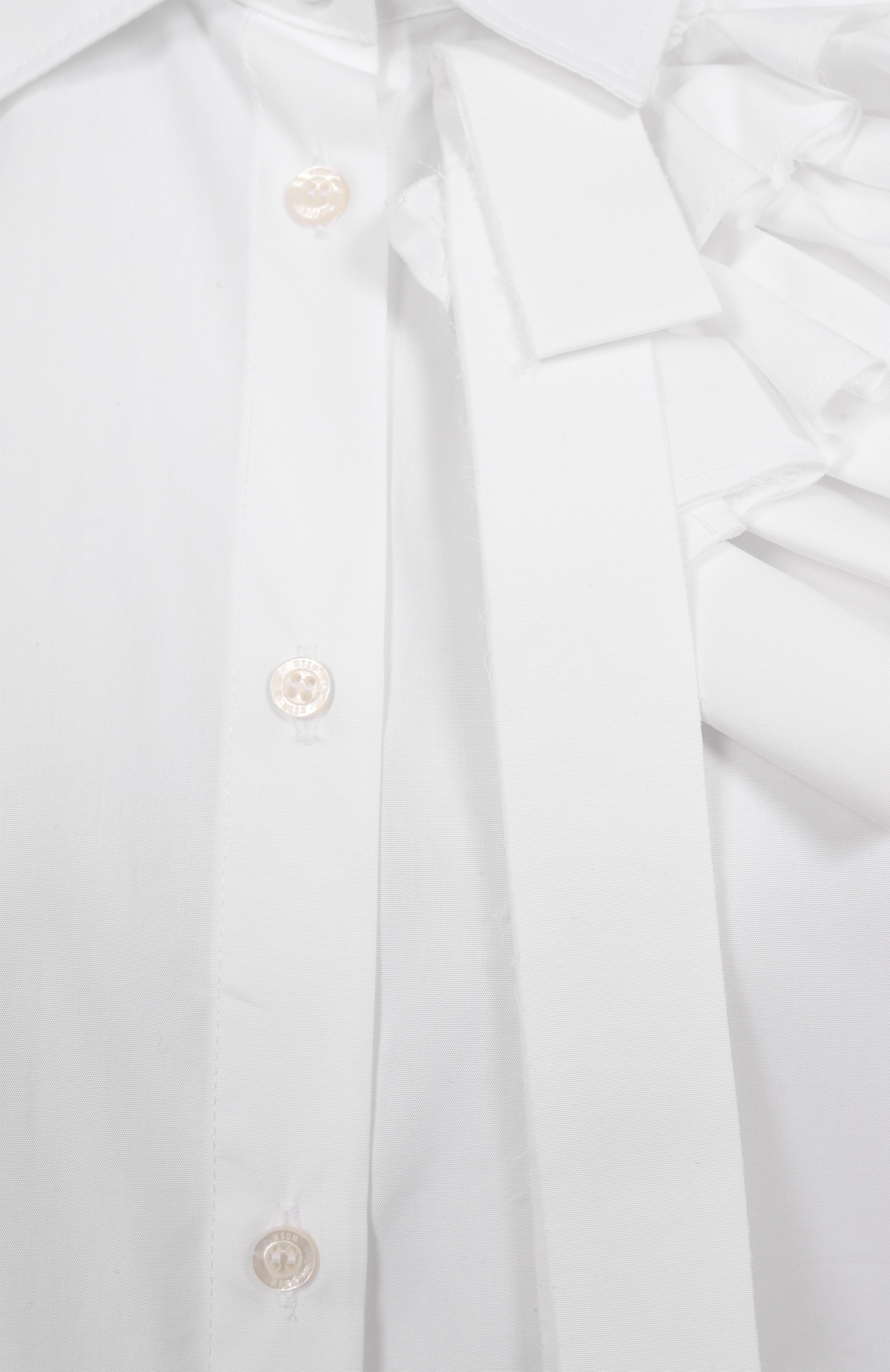 Хлопковая рубашка MSGM, арт. 3841MDE11X/257100, фото 6