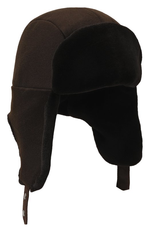 Шапка-ушанка Майкл с отделкой из меха норки FurLand 0201410050004600061 Коричневый 0201410050004600061