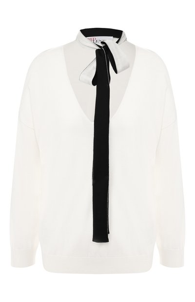 Женский пуловер из смеси шерсти и шелка REDVALENTINO, арт. SR3KCA80/4A7