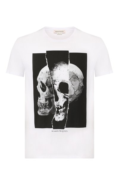 Хлопковая футболка ALEXANDER MCQUEEN, арт. 582923/QNZ8B, фото 1