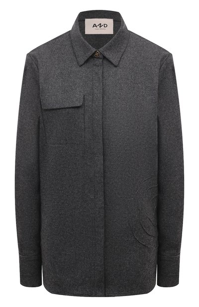 Женская рубашка из шерсти и кашемира AND THE BRAND, арт. SH001-2007-991-S24